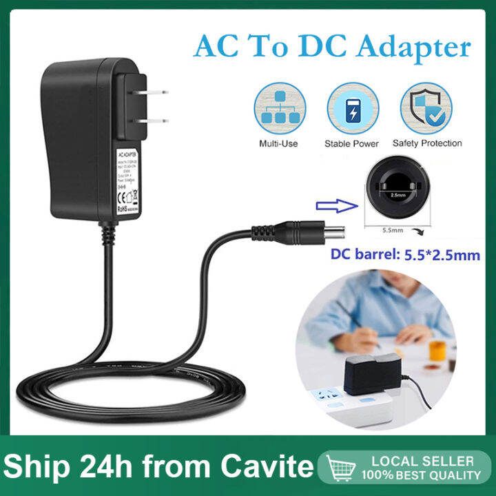 AC 100-240V to DC 12V/5V Power Supply Adaptor for CCTV Security TV Plus ...