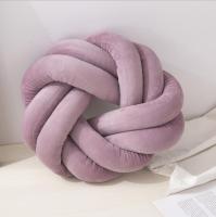 Nordic Style Round Knotted Throw Pillow Warm Fluffy Seat Cushion Stuffed Toys Kid Adult Bedroom Home Decor