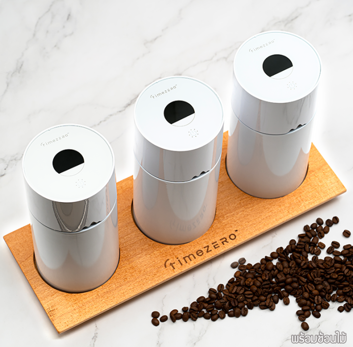 timezero-ที่เก็บเมล็ดกาแฟสุญญากาศระบบสัมผัส-ณวัฒกรรมการคงสภาพเมล็ดกาแฟที่ดีที่สุดในขณะนี้
