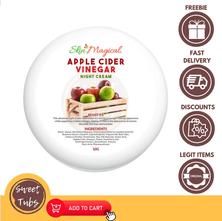 Skin Magical Apple Cider Vinegar Night Cream 10g Lazada PH