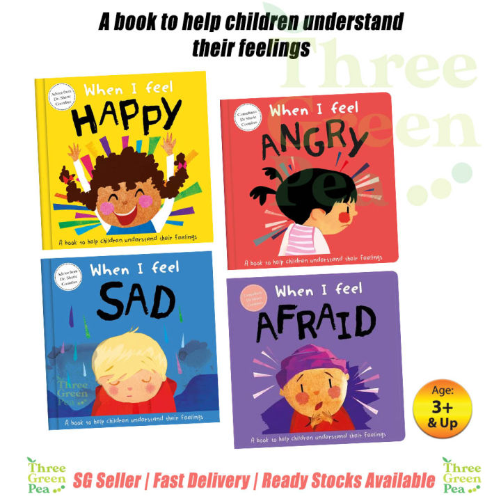 Children Books on Emotions - When I feel Happy / Sad / Angry / Scared ...