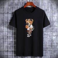 2023 Funny Bear Harajuku Tshirt For Women Summer T-shirt Short SleeveT-shirt Girls Summer Clothes Comfortable Daily T-shirt