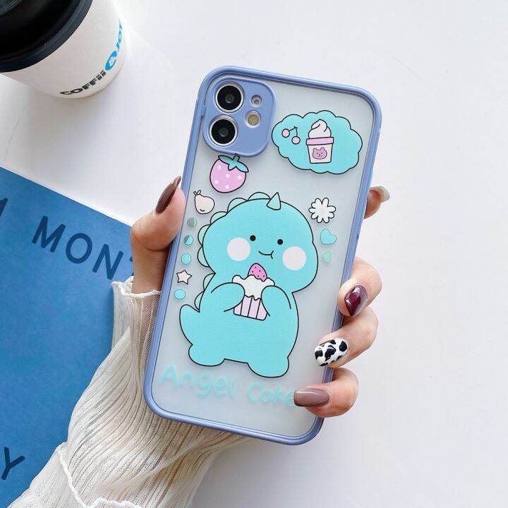 เคสขอบสีการ์ตูน-สวยๆเคสกันรอยกล้อง-11-7plus-8plus-11promax-6-6s-7-8-se-2020-6plus-11pro-x-xr-xsmax-825