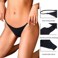 [ European and American Thin Waist ] [ Simple Double Thin Strap Briefs ] [ Women Low Waist y Bikini Panties ]