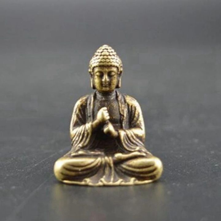 4x-mini-buddha-statue-bronze-buddha-statue-chinese-buddhism-pure-copper-bronze-sakyamuni-buddha-statue