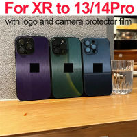 [คลังสินค้าพร้อม] สำหรับ XR ถึง13Pro XR Diy 13 Pro เคสป้องกัน XR เช่น13 P ฝาหลังเคสศัพท์,XR Body 13 Pro เคสกล้องขนาดใหญ่