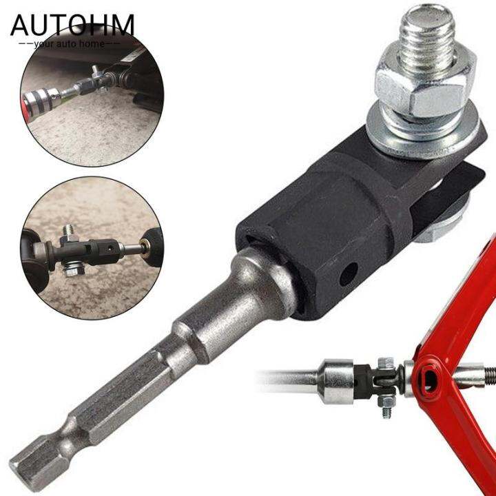 1/2 Inch Scissor Jack Adapter and Socket Adapter Chrome Vanadium Steel