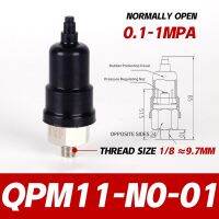 QPM11-NC / QPM11-NO 01 02ตัวปรับแรงดันลมขนาดเล็กสวิตช์แรงดันสำหรับคอมเพรสเซอร์ไฮดรอลิกไดอะแฟรมตัวควบคุมอัตโนมัติ