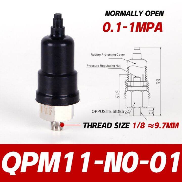 QPM Micro Adjustable Pneumatic Air Pressure Switch For Compressor