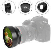 49/52/58/62/67/72mm 0.45X Ultra Wide Fisheye Lens with Macro Lens PHD Lens Circular Camera Lens-final1