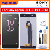 MagicMeta Original IPS หน้าจอ LCD สำหรับ Sony Xperia E5 F3311 F3313จอแสดงผล LCD Touch Panel Screen Digitizer Assembly สำหรับ Sony Xperia E5