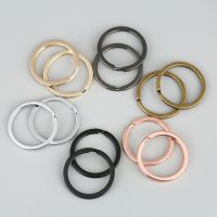 10/20PCS/Pack 15/20/25/28/30mm Round Key Chains Split Ring (Never Fade) Key Rings For Bag Car Keychain Jewelry Making Findings