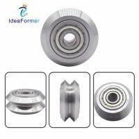 5Pcs/Lot Stainless Steel 625ZZ Bearing 3D Printer Openbuilds V-type Wheel Pulley Metal Double V Pulley Gear Aluminum extrusion.