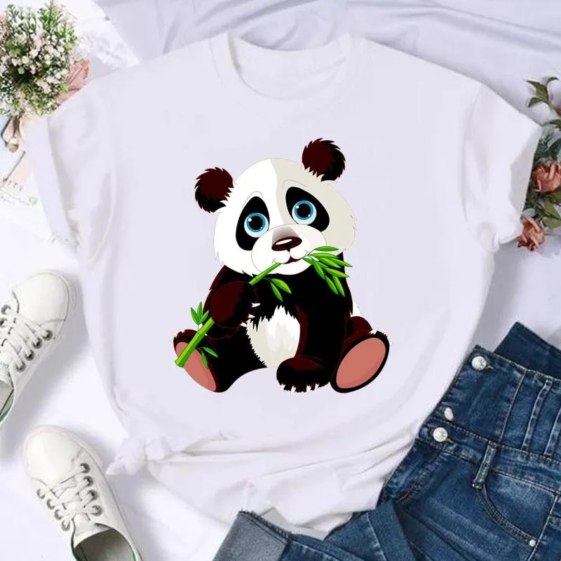 Tees For Men, Denim Teddy Bear Print T Shirt, Casual Short Sleeve