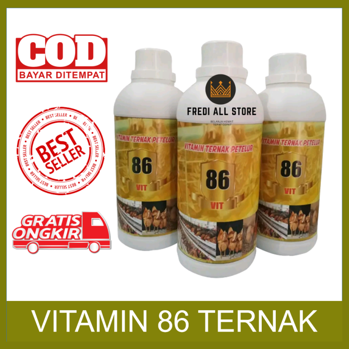 VIT 86 500ML VITAMIN AYAM PETELUR SUPLEMEN AYAM PETELUR OBAT AYAM