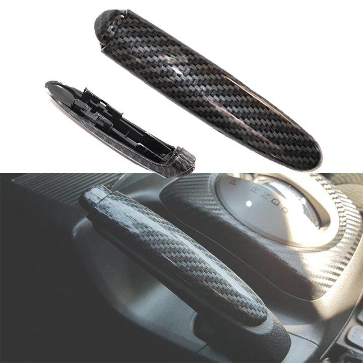 3x-47115-sna-a82za-carbon-car-interior-parking-emergency-hand-brake-handle-lever-grip-cover-for-honda-civic-2006-2011