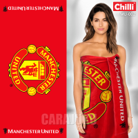 CHILLI ผ้าขนหนู ขนาด 30x60 นิ้ว แมนยู Manchester United MU-002 #ผ้าเช็ดตัว แมนยูไนเต็ด ผีแดง Man Utd Man U