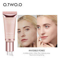 O.TWO.O Makeup Base Face Primer Gel Invisible Pore Light Oil-Free Makeup Finish No Creases Not Cakey Foundation Primer Cosmetic