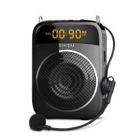 SHIDU 15W Portable Voice Amplifier Wired Microphone AUX Recording Personal Audio Bluetooth Speaker For Teachers Instructor S298 Megaphones