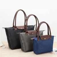 2023 Classic Nylon Shopping Bag For Ladies Handbag Oxford Cloth Shoulder Tote Foldable Storage Bag Waterproof Tote Bag