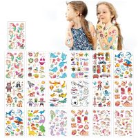 New Childrens Cartoon Temporary Tattoo Woman Waterproof Body Art Arm Fake Tatoos Fantasy Party Cartoon Princess Theme Sticker Stickers