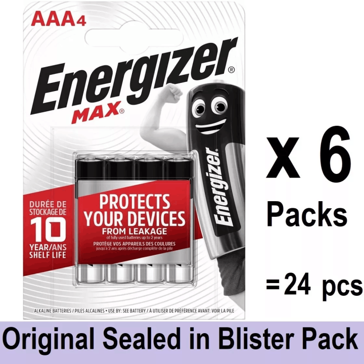 Energizer AAA Batteries (24 pcs) Energizer MAX AAA Alkaline Battery