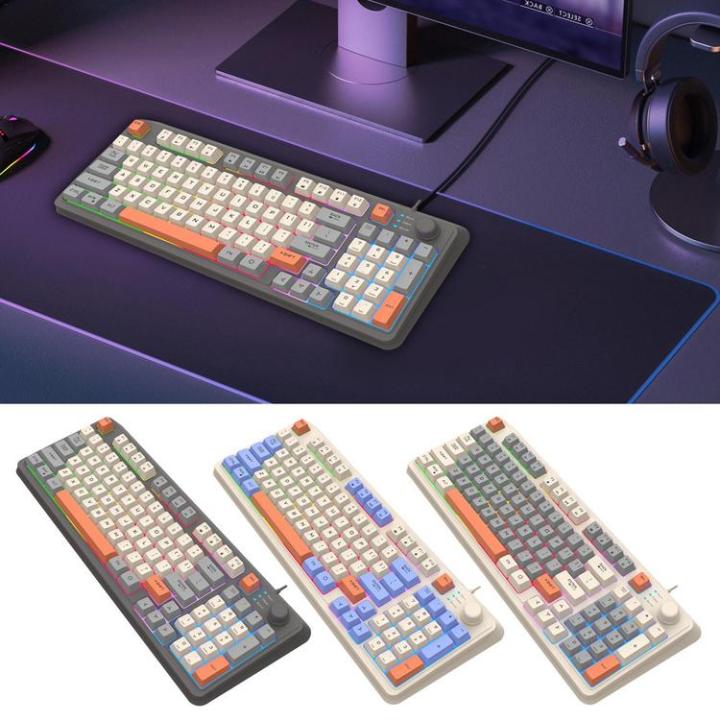 luminous-keyboard-led-computer-game-keyboard-94-keys-separate-volume-buttons-compact-numeric-pad-pc-keyboard-for-home-internet-cafe-game-room-offices-rational
