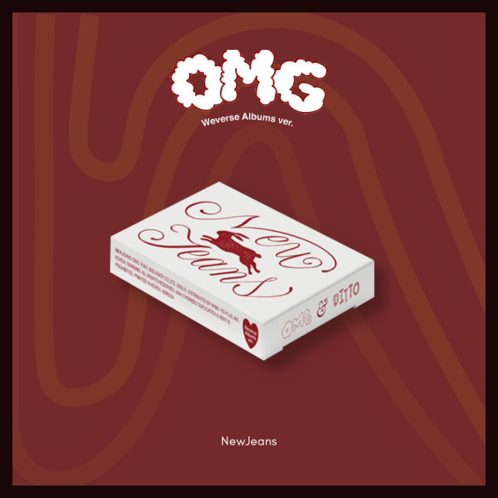 พร้อมส่ง-newjeans-อัลบั้ม-omg-message-card