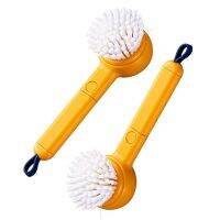 2PC Vegetable Brush Scrubber for Food, Potato Scrubber Brush with Long Handle Peeler, Fruit and Veggie Brush