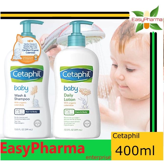 ⭐READY STOCK⭐ Cetaphil Baby With Organic Calendula Wash Shampoo Daily ...