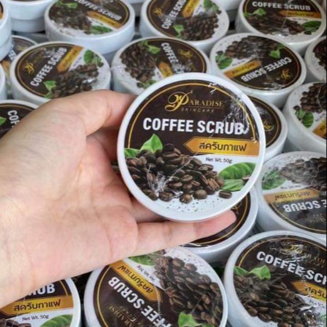 coffee-body-scrub-สครับกาแฟอาราบิก้าอบ-ใช้ได้ทั้งหน้า-ทั้งตัว-สครับกาแฟ-พาราไดซ์-50g