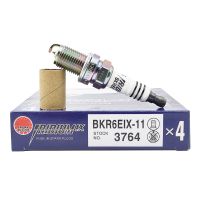 หัวเทียนอิริเดียม BKR6EIX-11 3764 4ชิ้นสำหรับโตโยต้านิสสันอีซูซุจากัวร์มิตซูบิชิซูบารุเกียยามาฮ่าดอกบัว BKR6EIX11 BKR6EIX