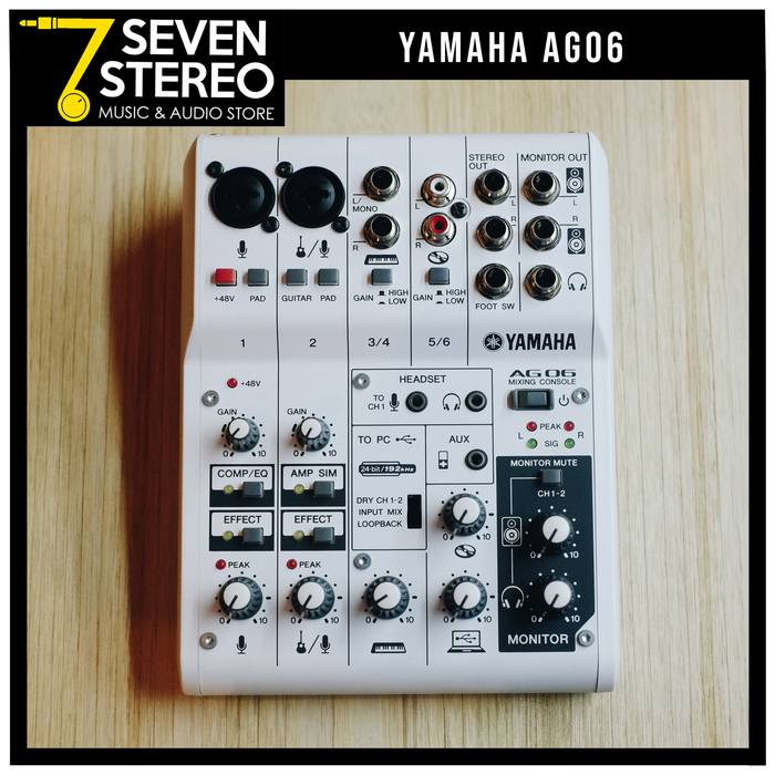 Yamaha AG06 6 Channel Mixer with USB Audio Interface Lazada Indonesia