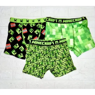 Minecraft Boys Boxer Brief Underwear, 4-Pack,Size 4-NWT