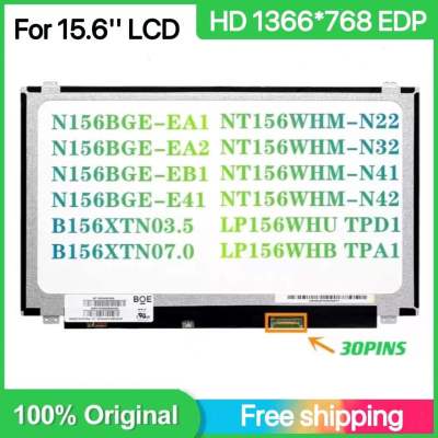 15.6inch laptop slim 30pin screen panel LTN156AT31 LP156WH3 TPS1 NT156WHM N12 LP156WHU TPA1 B156XW04 V.8 B156XTN03.1