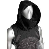 【YD】 Gothic Punk Hood Cowl Assassin Costume Accessory Horror Cotton Hat Men