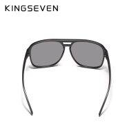 KINGSEVEN แว่นตากันลมสำหรับผู้ชาย,แว่นตาโพลาไรซ์ความละเอียด HD แว่นกันแดดอลูมิเนียมใหม่เอี่ยมแว่นตากันแดดขนาดใหญ่