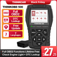 THINKCAR Thinkobd 500 OBD2 Check Engine Scanner Auto Code Reader Emission Test EOBD Car Diagnostic Tool Lifetime Free Upgrade