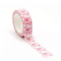 ✷¤ Valentines Day Series 5 Rolls Masking Pink Washi Tape Decorative Gold Adhesive Decora Diy Scrapbooking Sticker Label