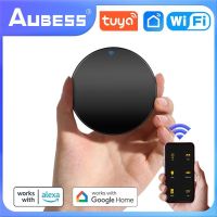 AUBESS WiFi IR RF รีโมทคอนล Universal อินฟราเรด Tuya สำหรับเครื่องปรับอากาศทีวี LG Smart Life App ผ่าน Alexa Voice Control