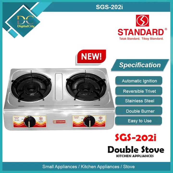 DIGITAL Standard Gas Stove SGS 202i Lazada PH