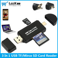 เครื่องอ่านการ์ด USB 2.0 OTG เครื่องอ่านการ์ด Micro SD สำหรับอะแดปเตอร์ USB Micro SD แฟลชไดรฟ์เครื่องอ่านการ์ดหน่วยความจำอัจฉริยะ Type C Cardreader