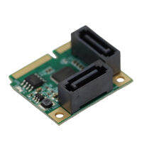 Digital Circuits? MINI PCI-Express เป็น2พอร์ต SATA 3.0อะแดปเตอร์การ์ด MINI PCIE เพื่อ Dual SATA เพิ่มในการ์ด