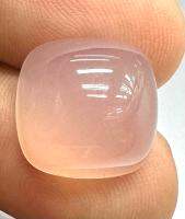 11.22CT 14x8.3mm NATURAL PINK MOONSTONE พลอยทรงหลังเบี้ย