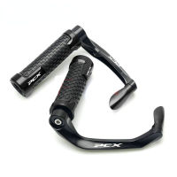 CNC ปลอกแฮนด์ PCX Grips 22 มม. ปลอกแฮนด์สำหรับ HONDA PCX 150 PCX 160 ABS CBSของแต่ง PCX150 PCX160 ปลอกแฮนด์มือจับ Handle Bar Grips + Handlebar Bar Ends Brake Clutch Levers Guard Protector Handguard