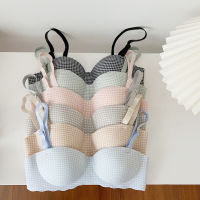 สินค้าพร้อมส่างจากไทย?LoveIs Bra?(N627) ชุดชั้นในลายสก๊อต มีฟองน้ำในตัว สีหวานน่ารัก