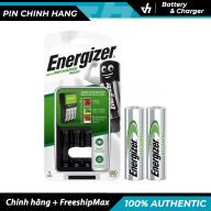 HCMBộ sạc Energizer Charger tự ngắt sạc + 2 pin AA TRAY 2000mAh thumbnail