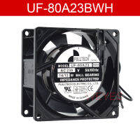 ดีทดสอบคูลเลอร์ UF-80A23BWH AC230V 5060Hz 1412W สองหมุด80*80*38มม. ตู้พัดลมระบายความร้อน8038สำหรับ Fulltech