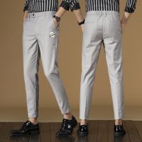 ஐ Elastic Slim Fitting Bottoms Golf Pants For Men Sports Casual Pants Popular Open Navel Pants Spring And Autumn