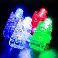 50/100pcs LED Finger Lights Flashing Finger Ring Flashlight Light Up Toys for Children Festival Holiday Party Supplie